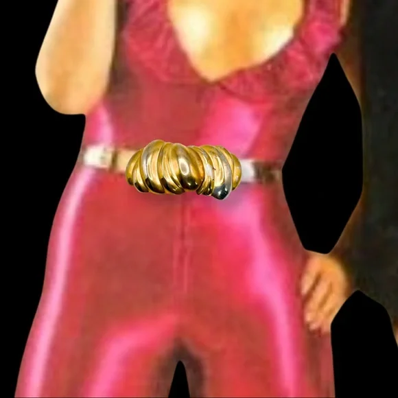 Vintage 1980’s Gay Boyer signed Shrimp Belt Buckle - Picture 2 of 9